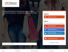 Tablet Screenshot of myvuebenefits.com